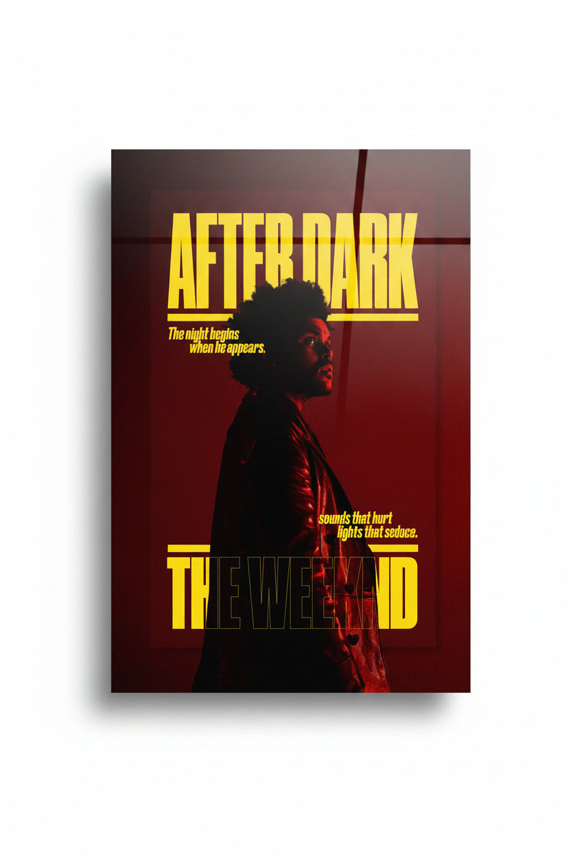 AFTER DARK- weeknd Glossy poster