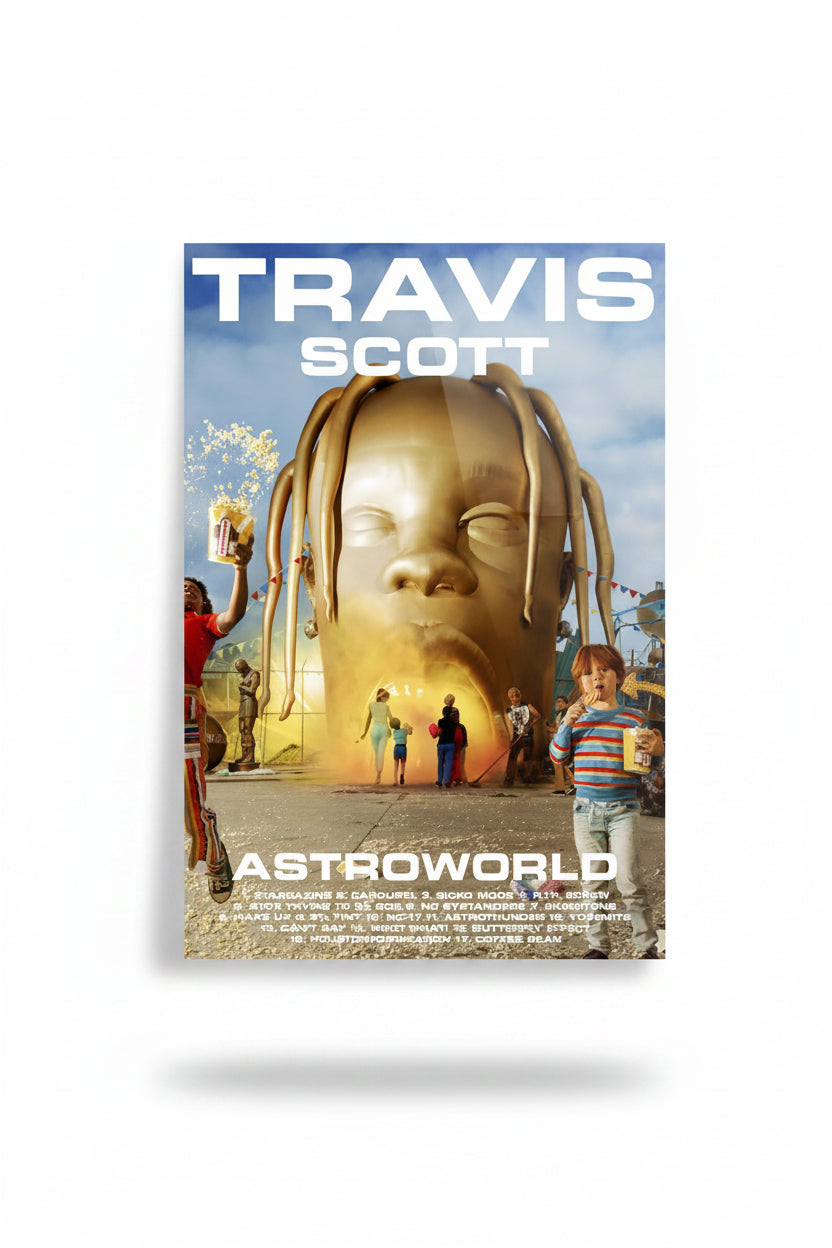 TRAVIS SCOTT GLOSSY POSTER