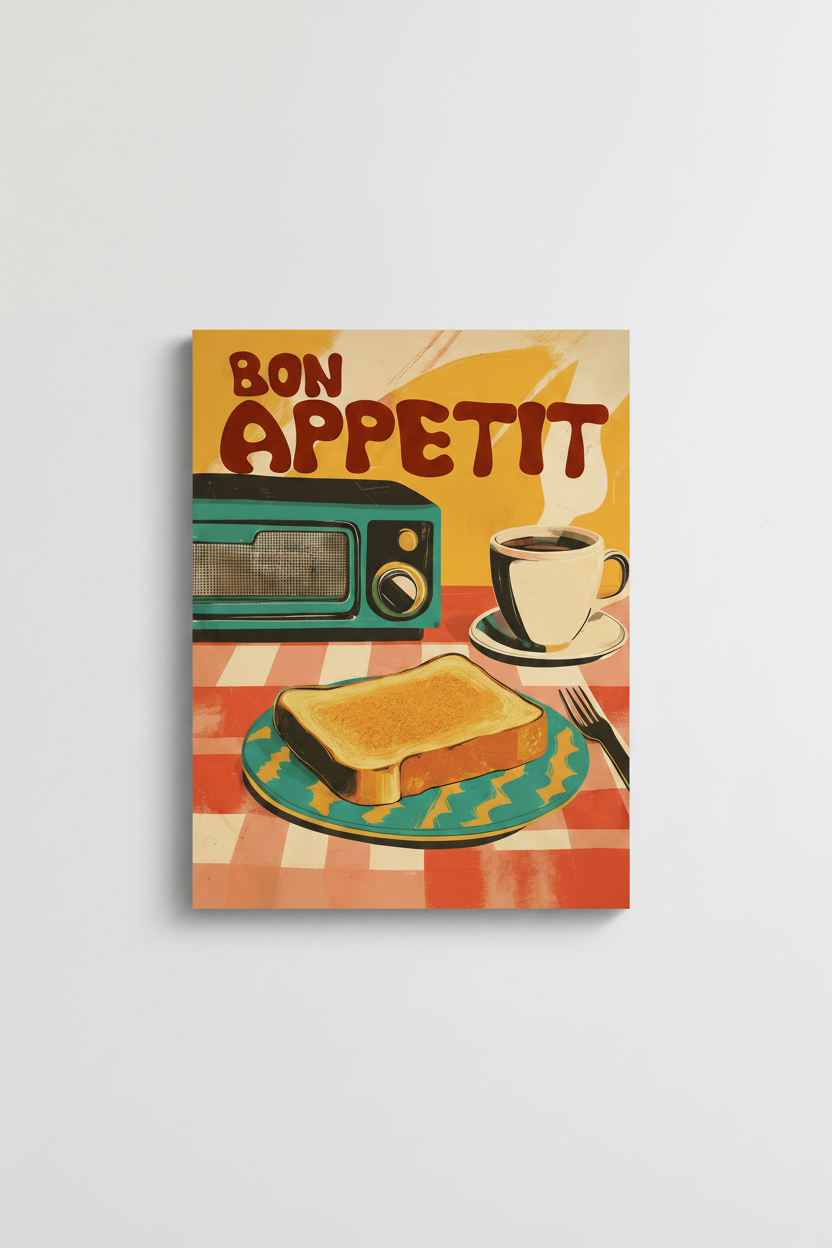 Restaurant Wall Art Glossy Poster