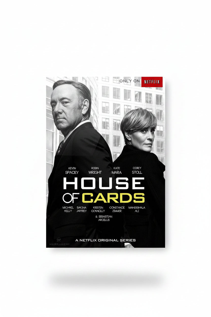 House of cards glossy poster