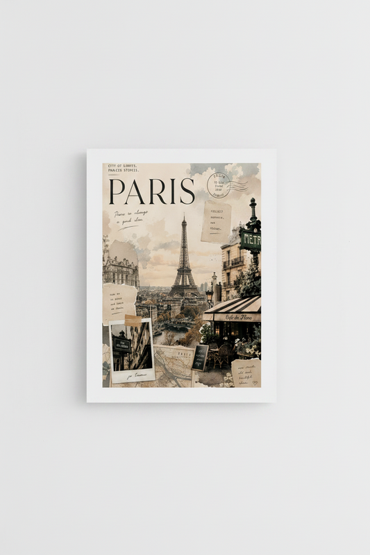 Parisian Dreams Glossy Poster