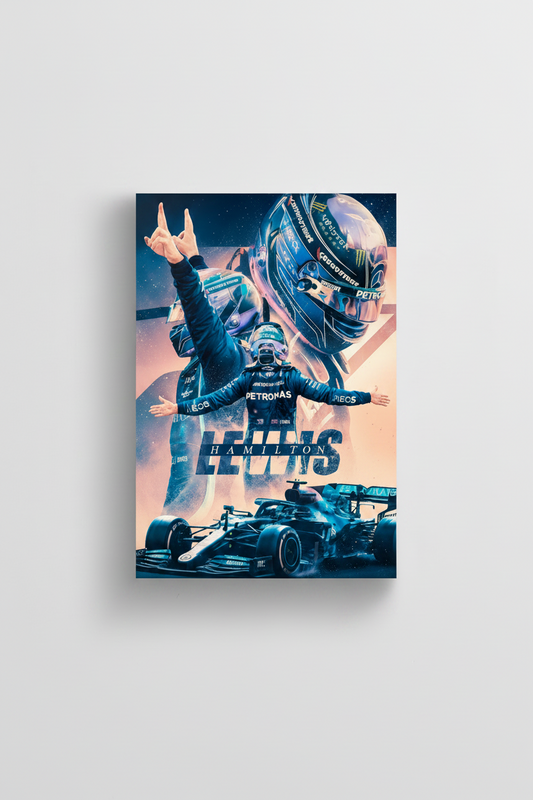 Lewis Hamilton F1 Glossy Poster