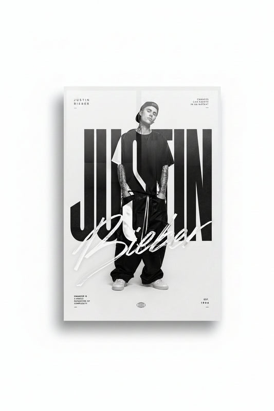 JUSTIN BEIBER GLOSSY POSTER