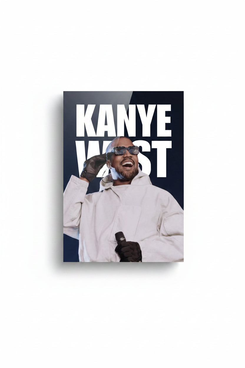 KANYE WEST GLOSSY POSTER