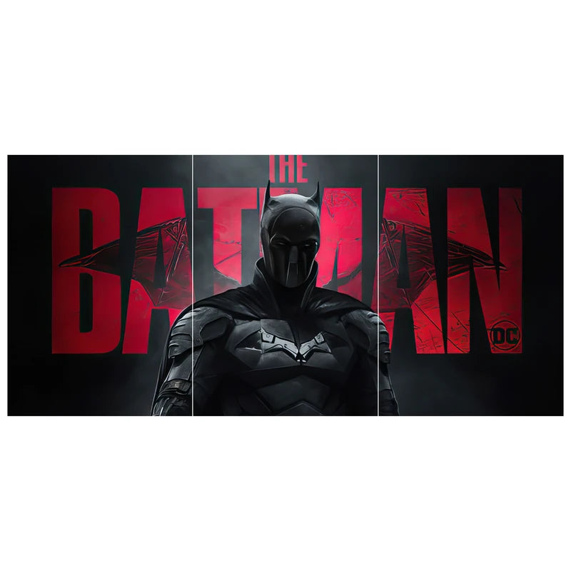 batman split glossy posters