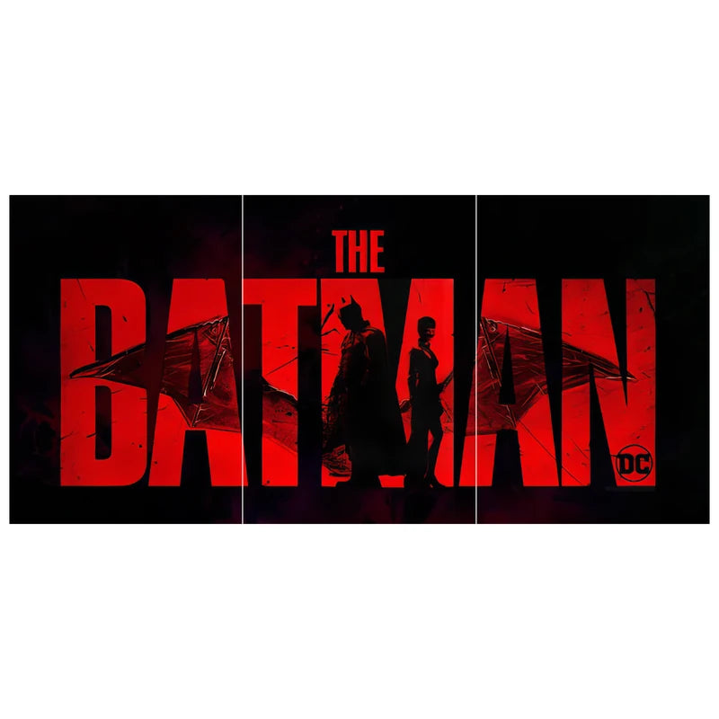 batman split glossy posters