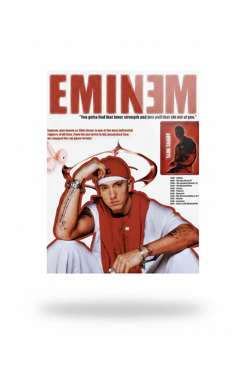 EMINEM GLOSSY POSTER