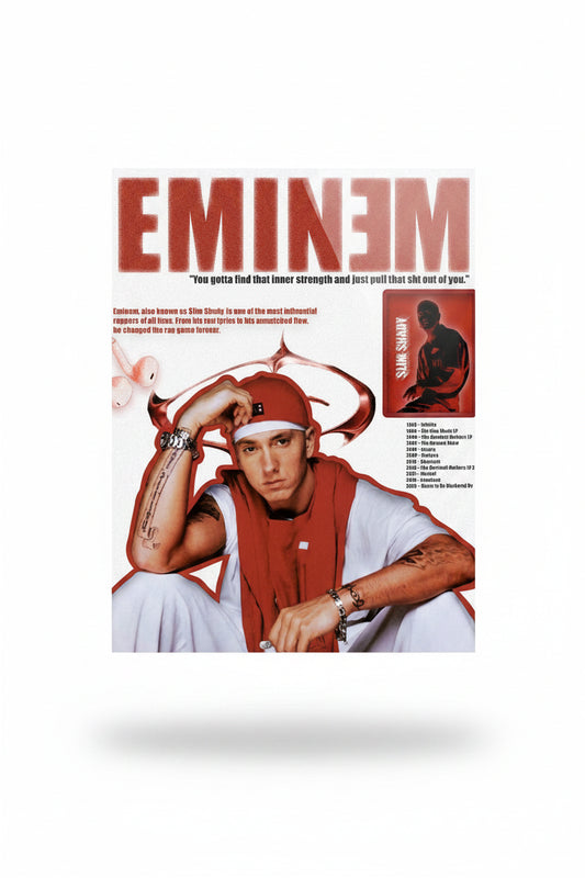 EMINEM GLOSSY POSTER