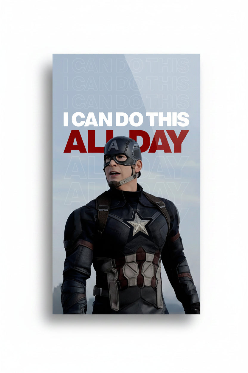 CAPTIAN AMERICA  GLOSSY POSTER